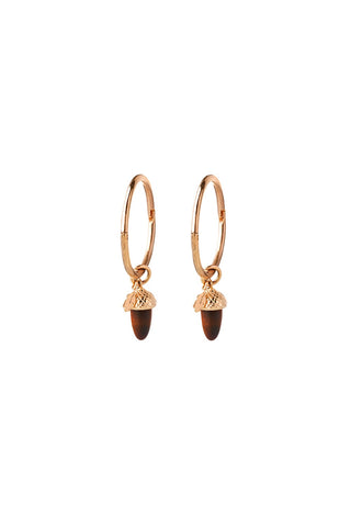 Karen Walker - Micro Acorn and Leaf Sleepers Gold