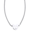 Karen Walker Mini Bear Necklace - Silver