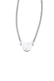 Karen Walker Mini Cat Necklace - Silver