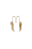 Karen Walker - Mini Cupid's Wings Earrings Gold Plated
