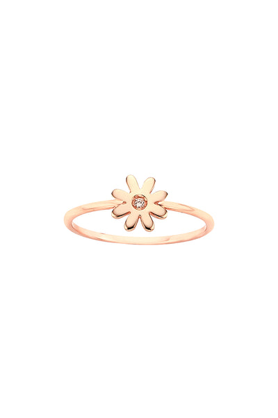 Karen Walker Mini Daisy Ring - 9ct Rose Gold, Diamond