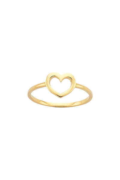 Karen Walker Mini Heart Ring - 9ct Gold