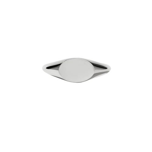 Meadowlark - Mini Melrose Signet Ring - Sterling Silver