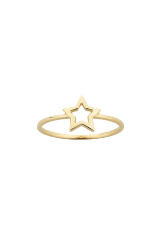 Karen Walker Mini Star Ring - 9ct Gold
