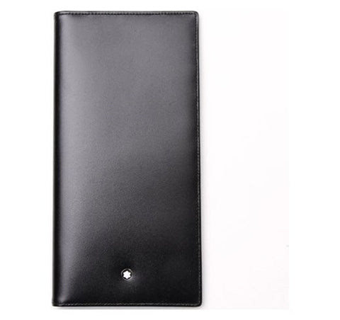 Mont Blanc - Leather Long Wallet - Black