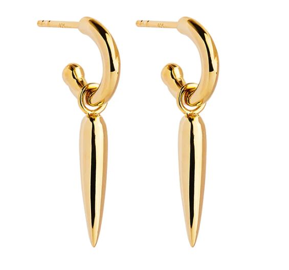 Najo - Chilli Drop Gold Plated Earring