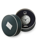 Dalvey Scotland Stainless Steel & Crystal Glass Lens Orb Clock - 3100