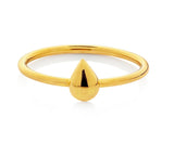 Boh Runga Droplet Ring - 9ct Yellow Gold, Size K