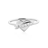 Boh Runga - Lil Sweetheart Ring - Sterling Silver Size O