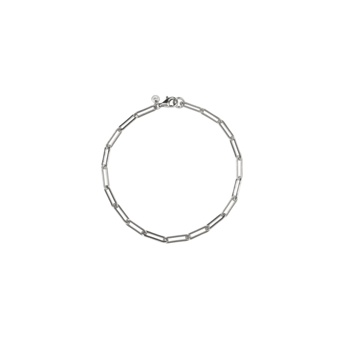 Meadowlark - Paperclip Light Bracelet Silver