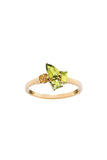 Karen Walker Rock Garden Mini Ring - 9ct Gold, Peridot