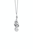 Karen Walker Seahorse Necklace- Silver