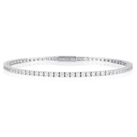 Georgini - 2mm Selena Tennis Bracelet Silver