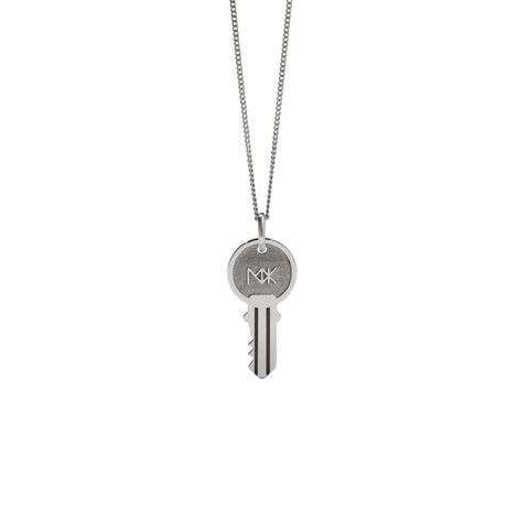 Meadowlark - Key Charm Necklace Silver