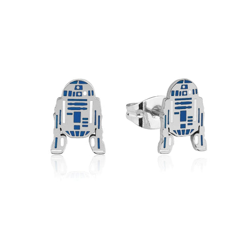 Couture Kingdom - Star Wars R2D2 Stud Earrings