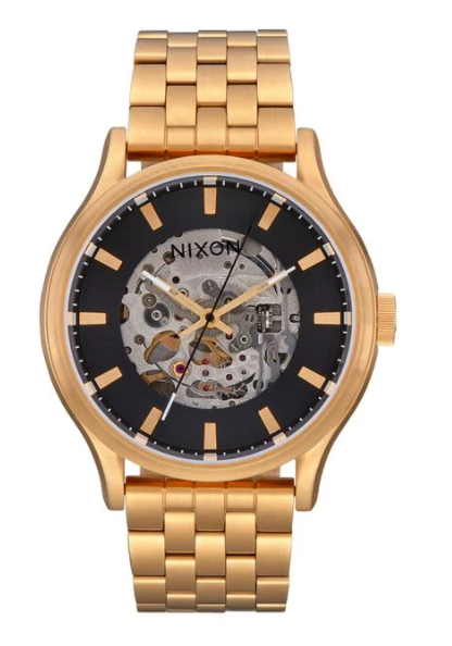 Nixon - Spectra Automatic Watch Gold With Black Dial