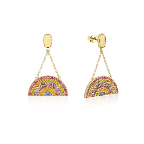 Couture Kingdom - Streets Rainbow Paddle Pop Earrings - Gold