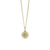 Meadowlark Ursa Necklace Medium - Gold Plated - Green Sapphire