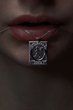 Karen Walker Utopia Stamp Necklace - Sterling Silver 60cm
