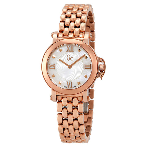 Guess Collections Watch - Femme Bijou Rose Gold Watch - Mother Of Pearl